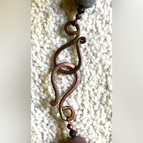 Handmade Necklace in Earth Tones - Picture 7 of 7